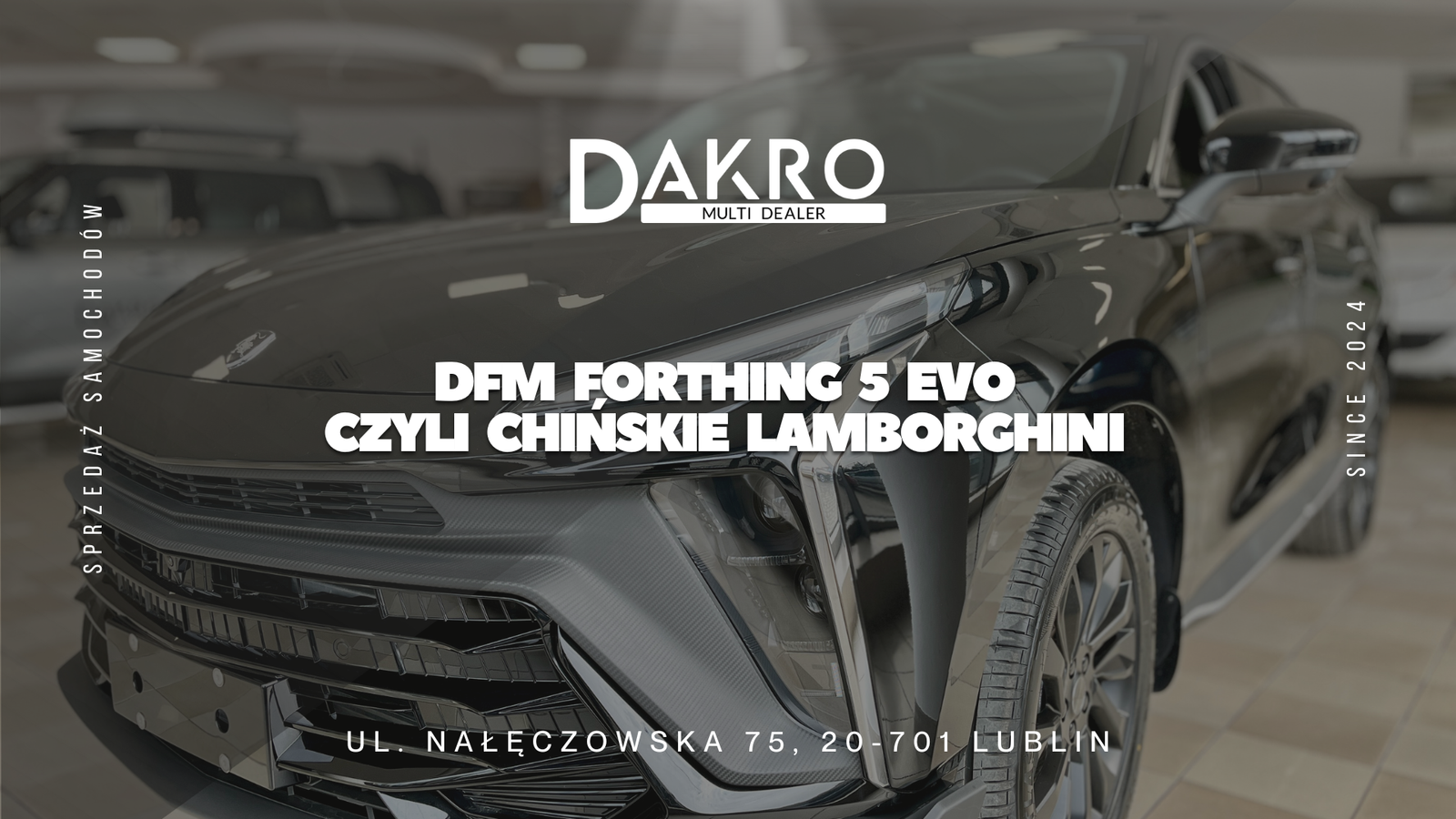 Read more about the article DFM Forthing 5 Evo – czyli chińskie Lamborghini