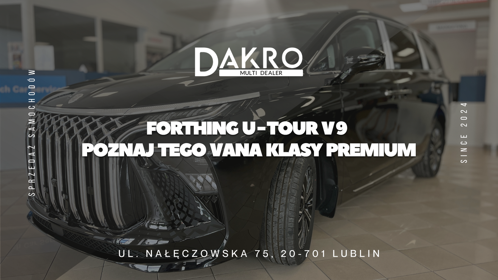 You are currently viewing Forthing U‑Tour V9 2025 – Nowy 7-osobowy Van Premium już w salonie Dakro Multi Dealer