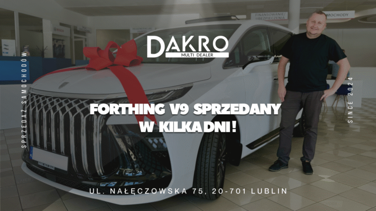 Read more about the article Forthing V9 sprzedany w kilka dni!