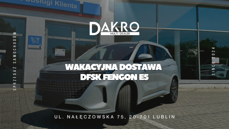 Read more about the article DFSK Fengon E5 – nowa dostawa SUV-ów na lato 2025!