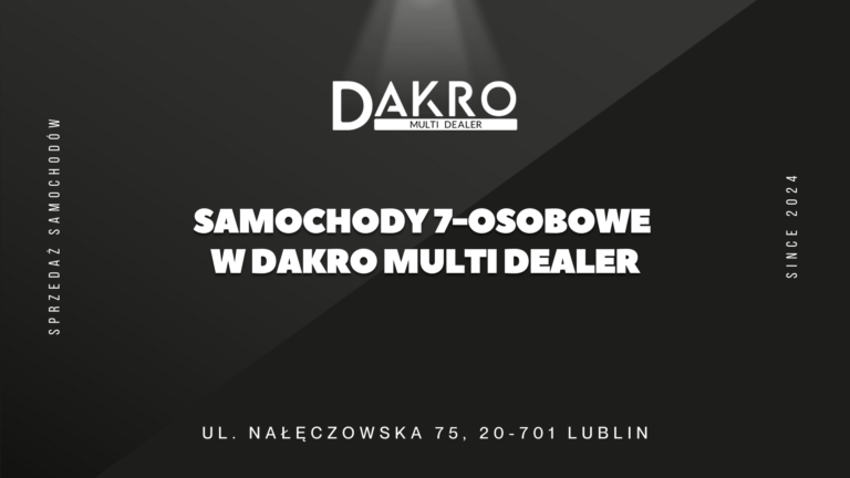 Read more about the article Samochody 7-osobowe w Dakro Multi Dealer