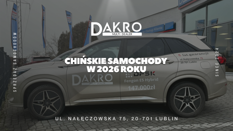 Read more about the article Chińskie samochody w 2026 roku – dlaczego to już nie alternatywa, a nowy standard