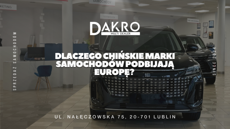 Read more about the article Dlaczego chińskie marki samochodów podbijają Europę? Technologie, ceny i jakość w 2026 roku