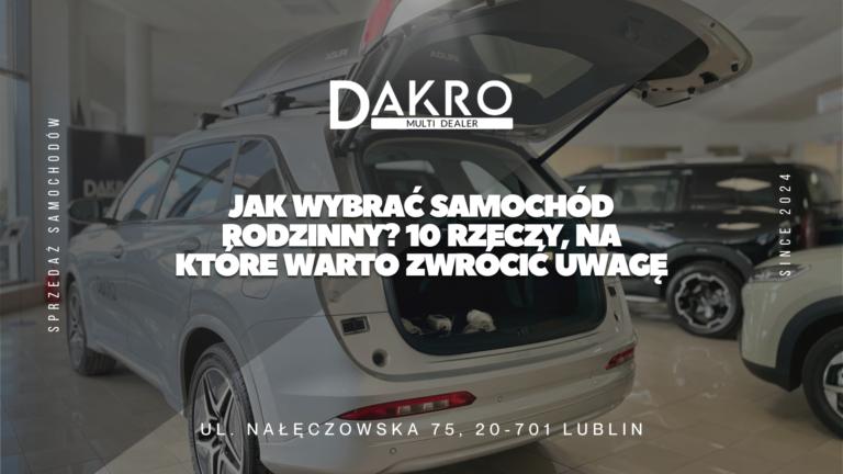 Read more about the article Jak wybrać samochód rodzinny? 10 rzeczy, na które warto zwrócić uwagę